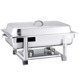 SOGA 2X Double Tray Stainless Steel Chafing Dish Food Warmer