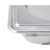SOGA 2X Double Tray Stainless Steel Chafing Dish Food Warmer