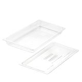 SOGA 65mm Clear Gastronorm GN Pan 1/1 Food Tray Storage with Lid