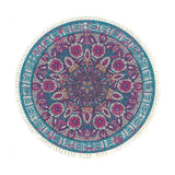 SOGA 120cm Mandala Area Rug for Living Room Lounge Bedroom Anti-slip Doormat Home Decor