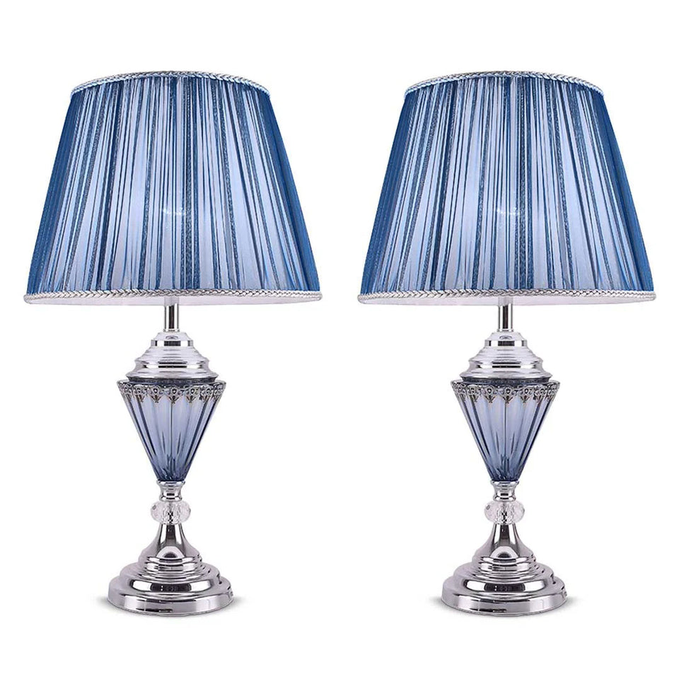 SOGA 2X LED Elegant Table Lamp with Warm Shade Desk Lamp