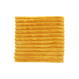 SOGA Golden Corduroy Square Cushion Soft Leaning Plush Backrest Throw Seat Pillow Home Office Decor