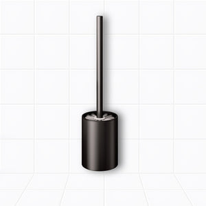 SOGA Wall-Mounted Toilet Brush with Holder Black 27cm