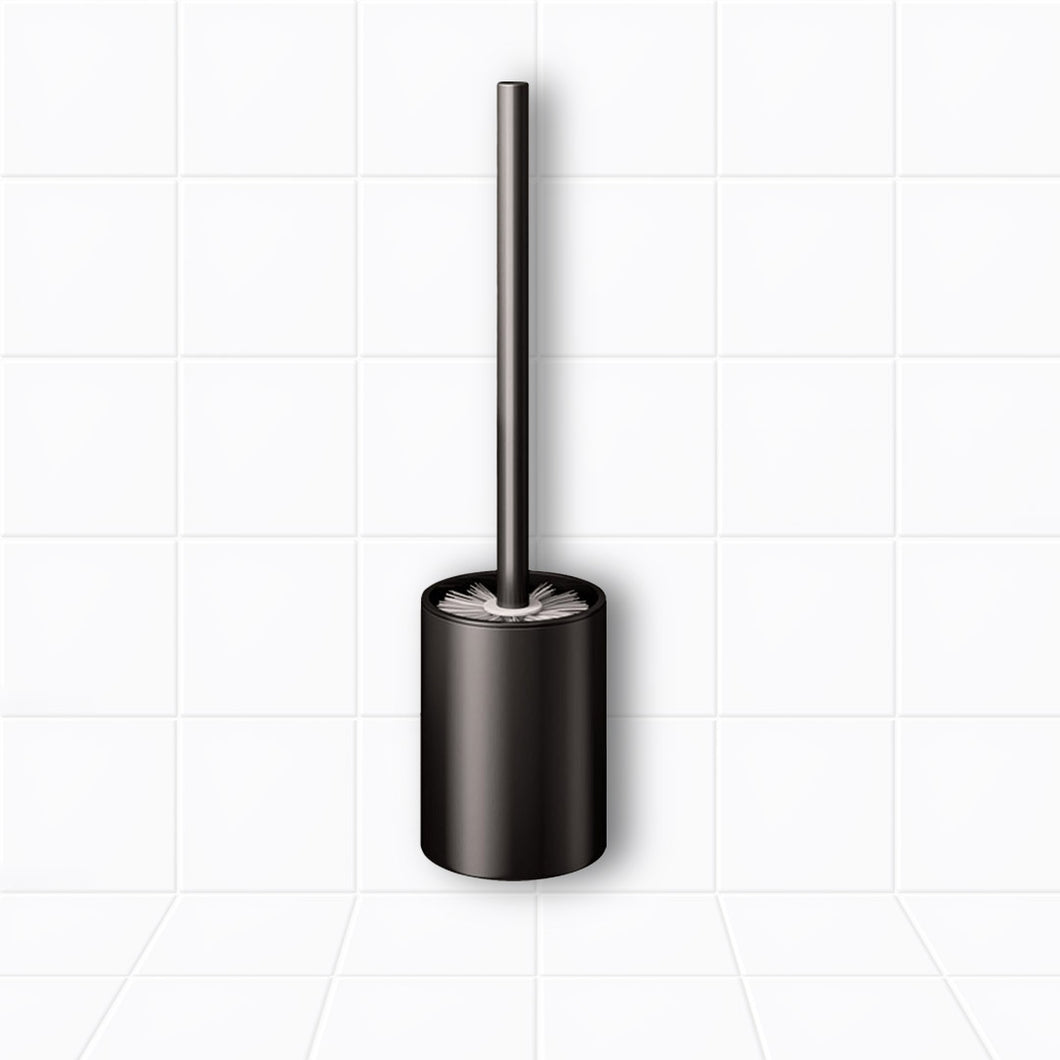 SOGA Wall-Mounted Toilet Brush with Holder Black 27cm