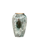 SOGA 30x19cm Green Medium Ceramic Flower Vase Elegant Living Room Home Decor