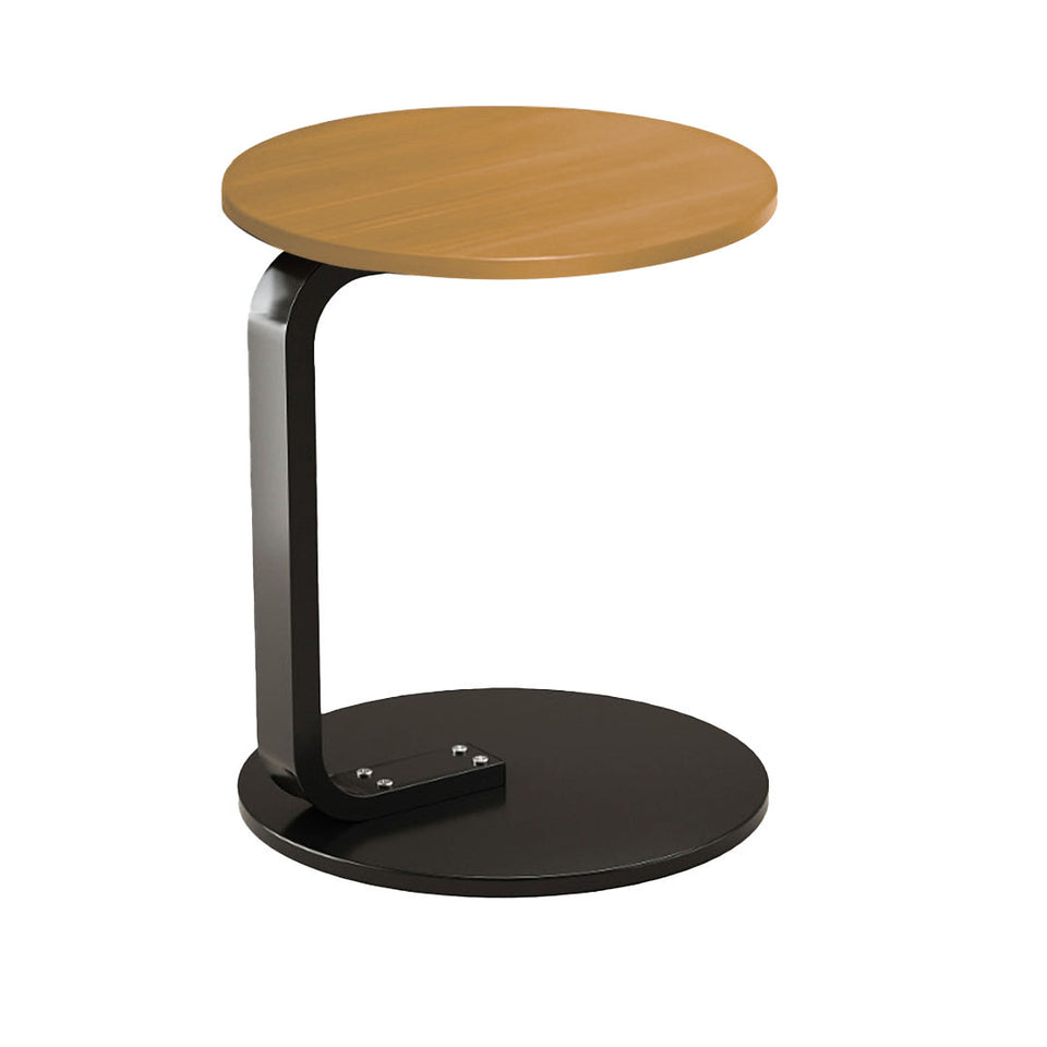SOGA 50cm Wood Board Mini Side Table Movable Lightweight w/ Black Frame