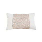 SOGA 35cm Modern Beige Color Block Textured Decorative Throw Pillow