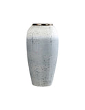 SOGA 35x17cm White and Grey Large Ceramic Flower Vase Elegant Living Room Home Decor