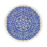 SOGA 120cm Mandala Round Tapestry Indian Area Rug for Living Room Lounge Anti-slip Doormat, Home Decor