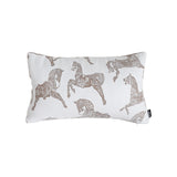 SOGA 35cm White Decorative Horse Pattern Cushion Throw Pillow