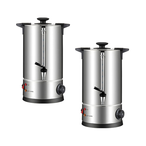 SOGA 2X Electric Water Boiler – 8L Stainless Steel Hot Water Urn