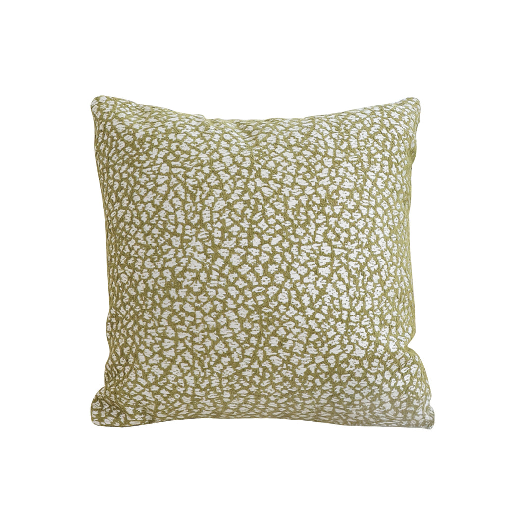 SOGA 50cm Modern Olive Green Speckled Pattern Textured Throw Pillow