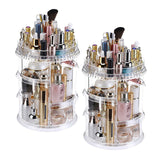 SOGA 2X 360 Degree Rotating Makeup Organiser Cosmetics Holder Display Stand Skincare Home Decor