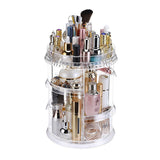 SOGA 360 Degree Rotating Makeup Organiser Cosmetics Holder Display Stand Skincare Home Decor