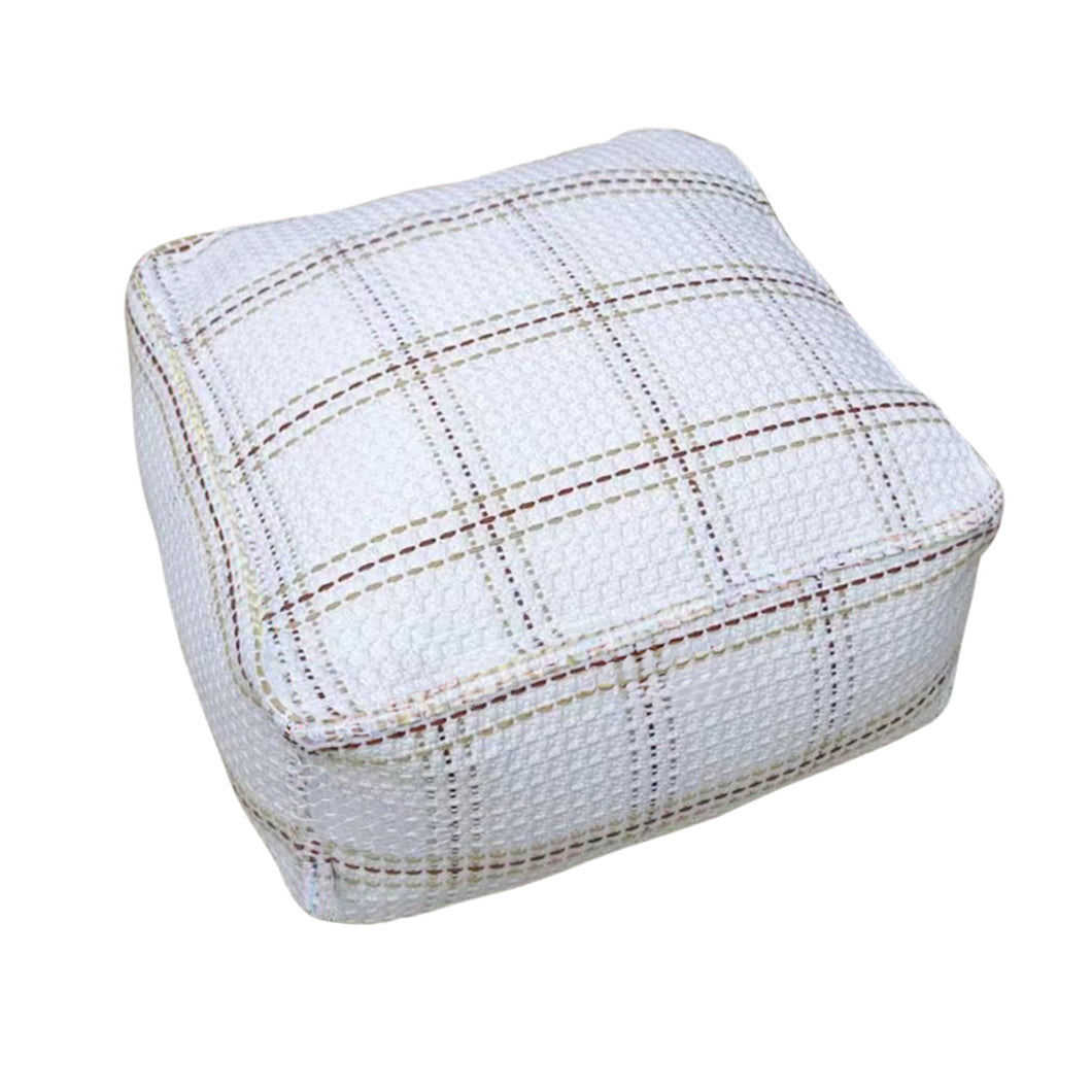 SOGA 40cm Pouf Soft Polyester Cotton Pillow with EPP Particle Insert Home Decor