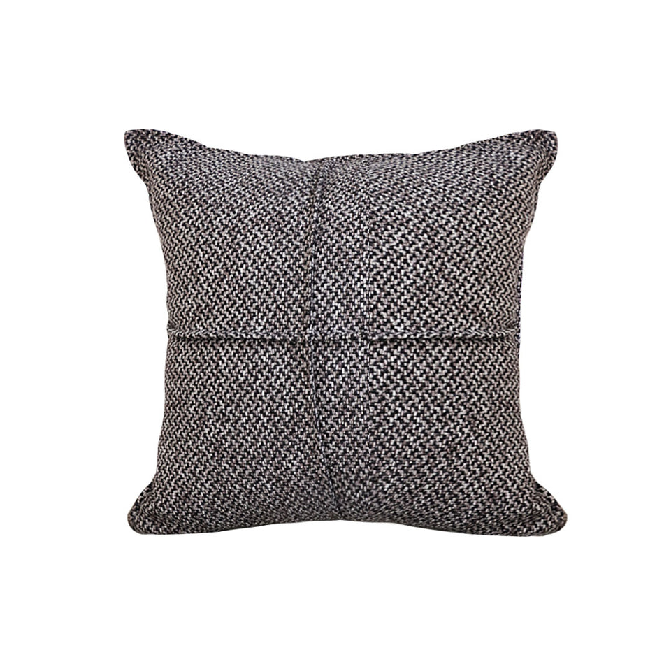SOGA 45cm Modern Herringbone Textured Woven Square Throw Pillow