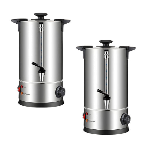 SOGA 2X Electric Water Boiler – 15L Stainless Steel Hot Water Urn