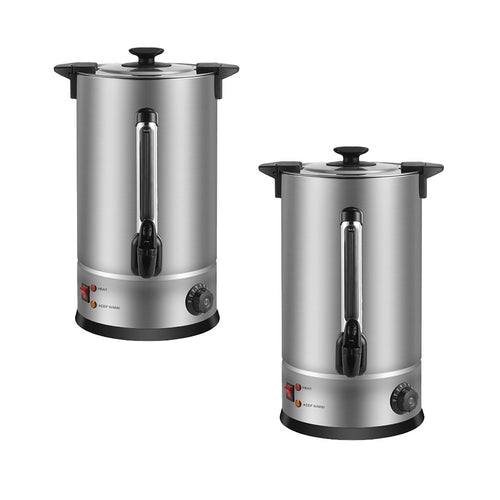 SOGA 2X 17.7L Electric Water Boiler 2800W Single Wall Stainless Steel