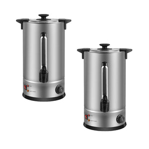 SOGA 2X 17.7L Electric Water Boiler 2800W Single Wall Stainless Steel