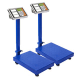 SOGA 2X Electronic Digital Platform Scale Computing Postal Weight Blue 150kg