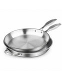SOGA Stainless Steel Induction Fry Pan Set 22cm & 36cm