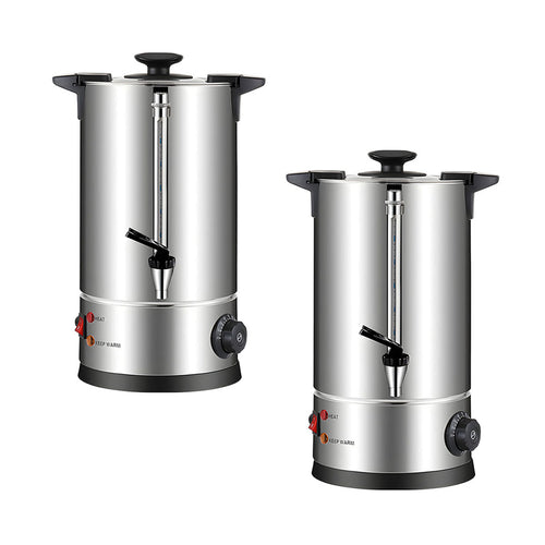 SOGA 2X Electric Water Boiler – 12L Stainless Steel Hot Water Urn