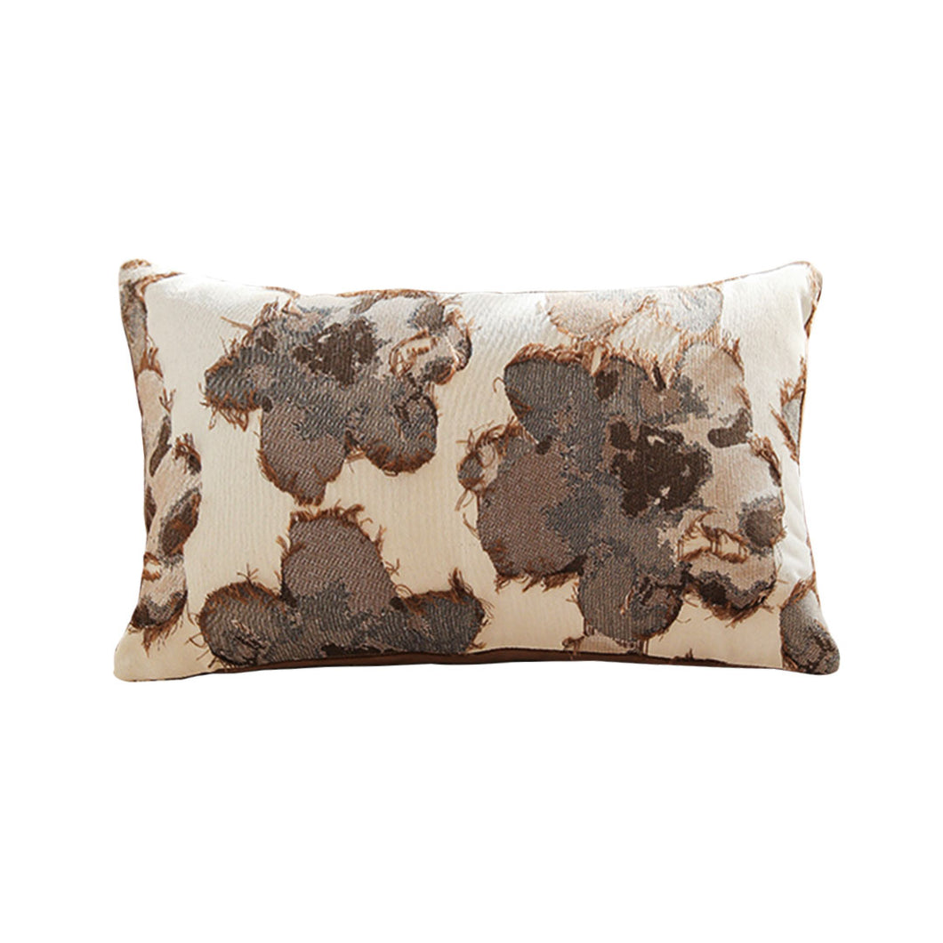 SOGA 35cm Rectangular Vintage Decorative Embroidered Floral Throw Pillow