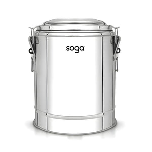 SOGA 40L Stainless Steel Insulated Stock Pot Hot & Cold Beverage Dispenser