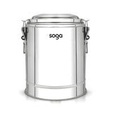 SOGA 40L Stainless Steel Insulated Stock Pot Hot & Cold Beverage Dispenser