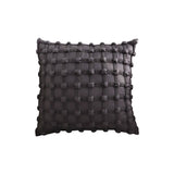 SOGA 45cm Black Medievalc style Puff Rivet Square Product Throw Pillow