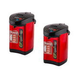 SOGA 2X 3.2L Red Stainless Steel Electric Kettle Water Boiler with 3 Dispensing Modes