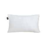 SOGA 30cm White Textured Geometric Pattern Decorative Throw Pillow