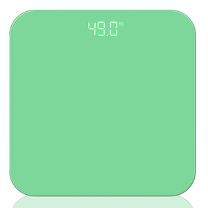 SOGA 180kg Digital Fitness Weight Bathroom Gym Body Glass LCD Electronic Scales Green