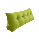 SOGA 2X 120cm Green Triangular Wedge Bed Pillow Headboard Backrest Bedside Tatami Cushion Home Decor