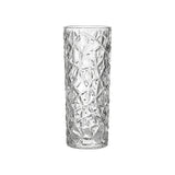SOGA 14x30cm Heavy Duty Glass Vase Crystal Clear Design for Home Décor