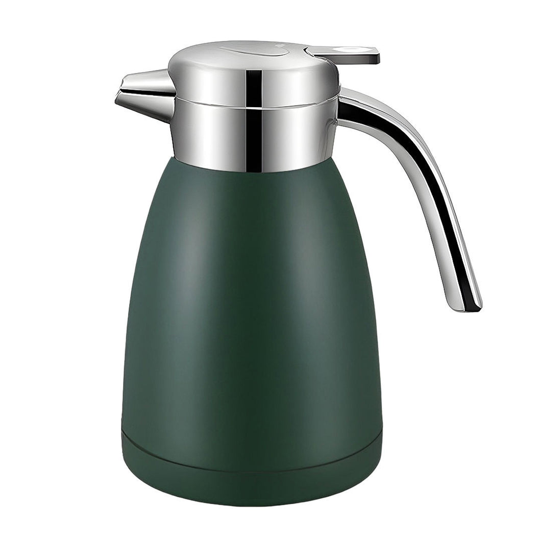 SOGA 2.2L Stainless Steel Water Bottle Insulated Vacuum Flask Coffee Jug Thermal Green
