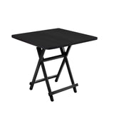 SOGA Black Folding Dining Table