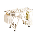SOGA 160cm Portable Wing Shape Clothes Drying Rack Foldable Space-Saving Laundry Holder