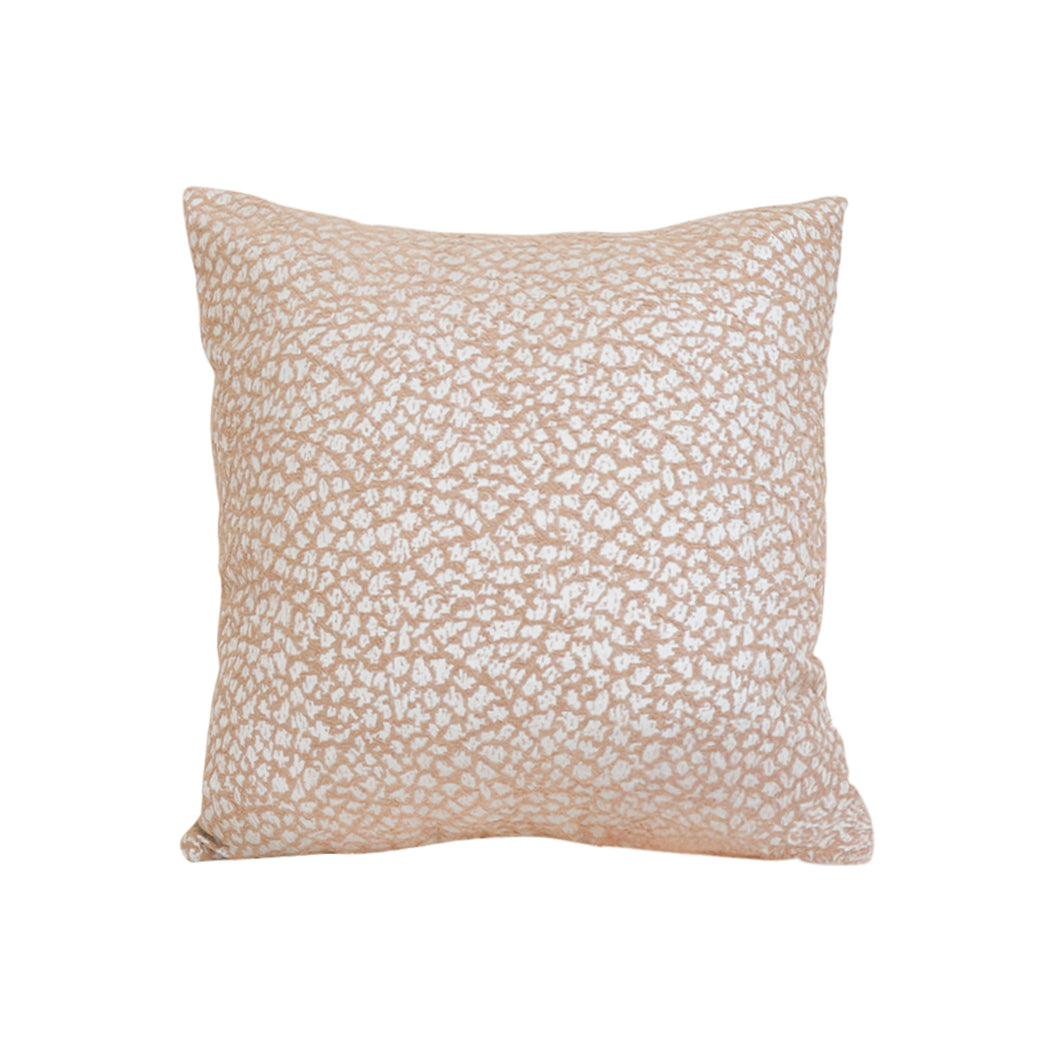 SOGA 50cm Neutral Beige Speckled Pattern Contemporary Throw Pillow