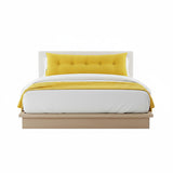 SOGA Home & Living Bundle – Yellow Triangular Wedge Pillow & Yellow Striped Flannel Throw
