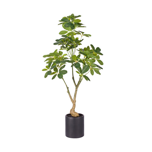 SOGA 80cm Artificial Schefflera Tree – Realistic Indoor Greenery