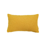 SOGA Boucle Textured Cushion 30x50cm Mustard Yellow Soft Cozy Decorative Throw Pillow