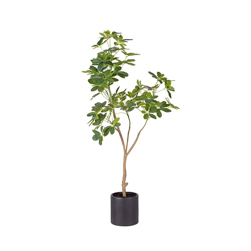 SOGA Artificial Green Schefflera Dwarf Umbrella Tree Indoor Plant Decor 120cm