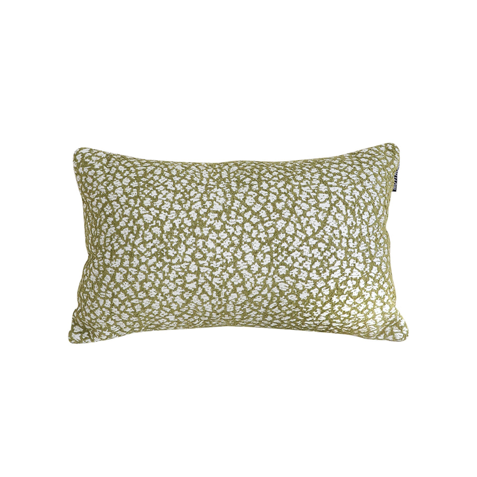 SOGA 35cm Modern Olive Green Speckled Pattern Textured Throw Pillow