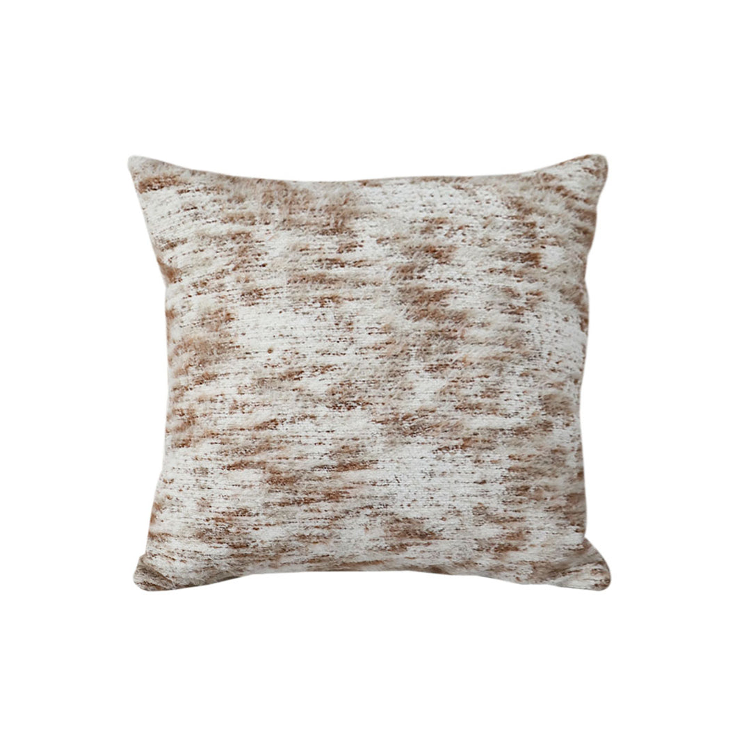 SOGA 50cm Vintage Distressed Textured Woven Square Throw Pillow
