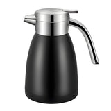 SOGA 1.2L Stainless Steel Water Bottle Insulated Vacuum Flask Coffee Jug Thermal Black