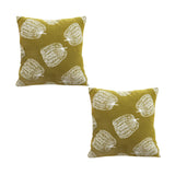 SOGA 2X 50cm Throw Pillow Green Autumn Harvest Pumpkin Print Home Decor