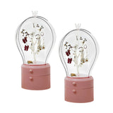 SOGA 2X Pink 360 Degree Rotating 2 Layered Jewelry Storage Box Waterproof Dustproof Accessories Organiser