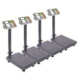 SOGA 4X Electronic Digital Platform Scale Postal Weight Black 150kg