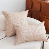 SOGA 50cm Neutral Beige Speckled Pattern Contemporary Throw Pillow